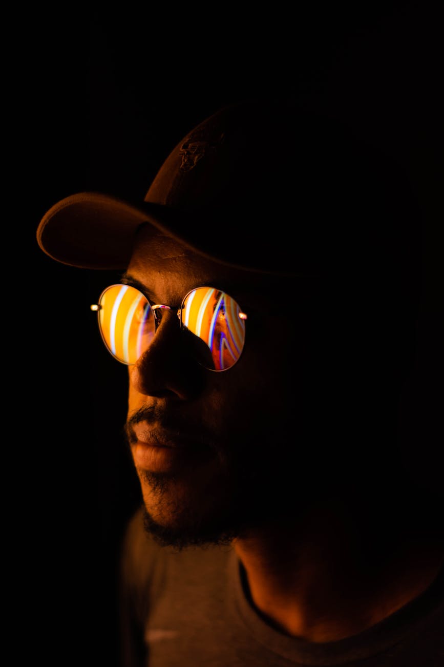 photo of man wearing eyeglasses